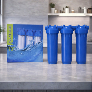 فلتر مياه ثلاث مراحل TATO أزرق (غير شفاف)