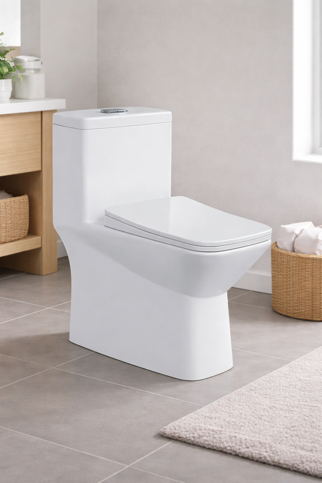 كرسي حمام TATO 908 | تصميم مودرن وضمان 5 سنوات