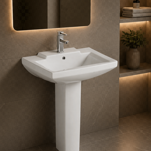 مغسلة بعامود رقم 808 مقاس 66 سم