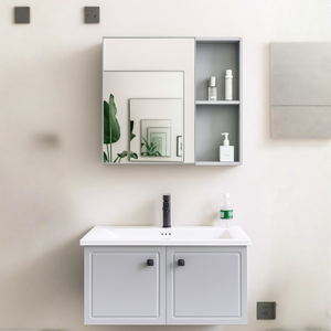 مغسلة  خشب  TATO-PVC 6964 + خلاط + لي جرجوري + راس هراب