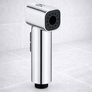 شطاف بيديه كروم مربع مع لي مرن – شطاف حمام حديث B-XF2