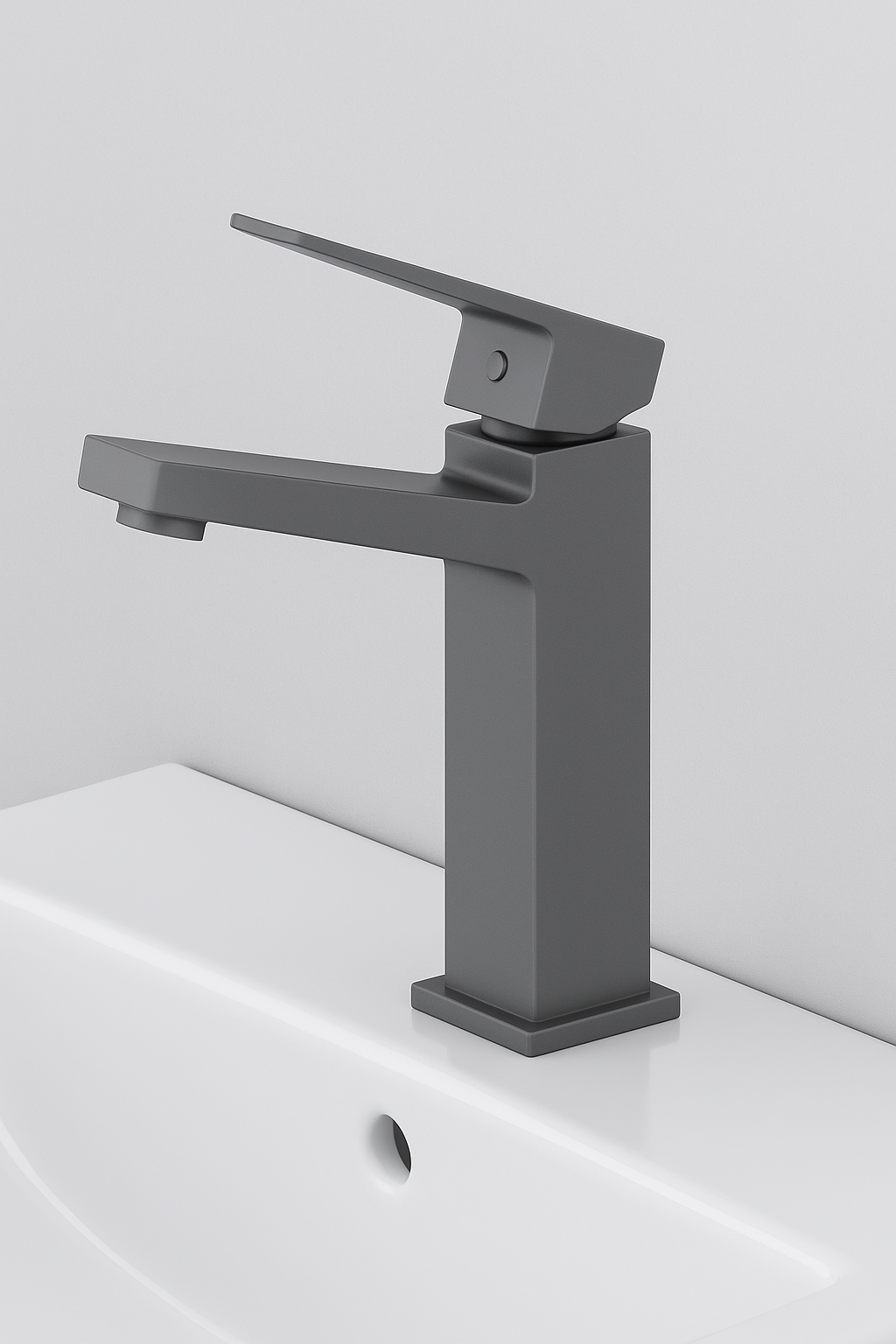 خلاط مغسلة ألمونيوم مربع بشكل جديد B-81