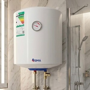 سخان مياه سيما 50 لتر رأسي صناعة سعودية ضمان سنتين