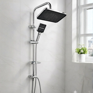 مسطرة دش مربعة كروم موديل 2032